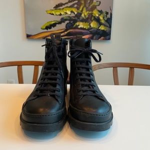 Brutus Black Leather Boot